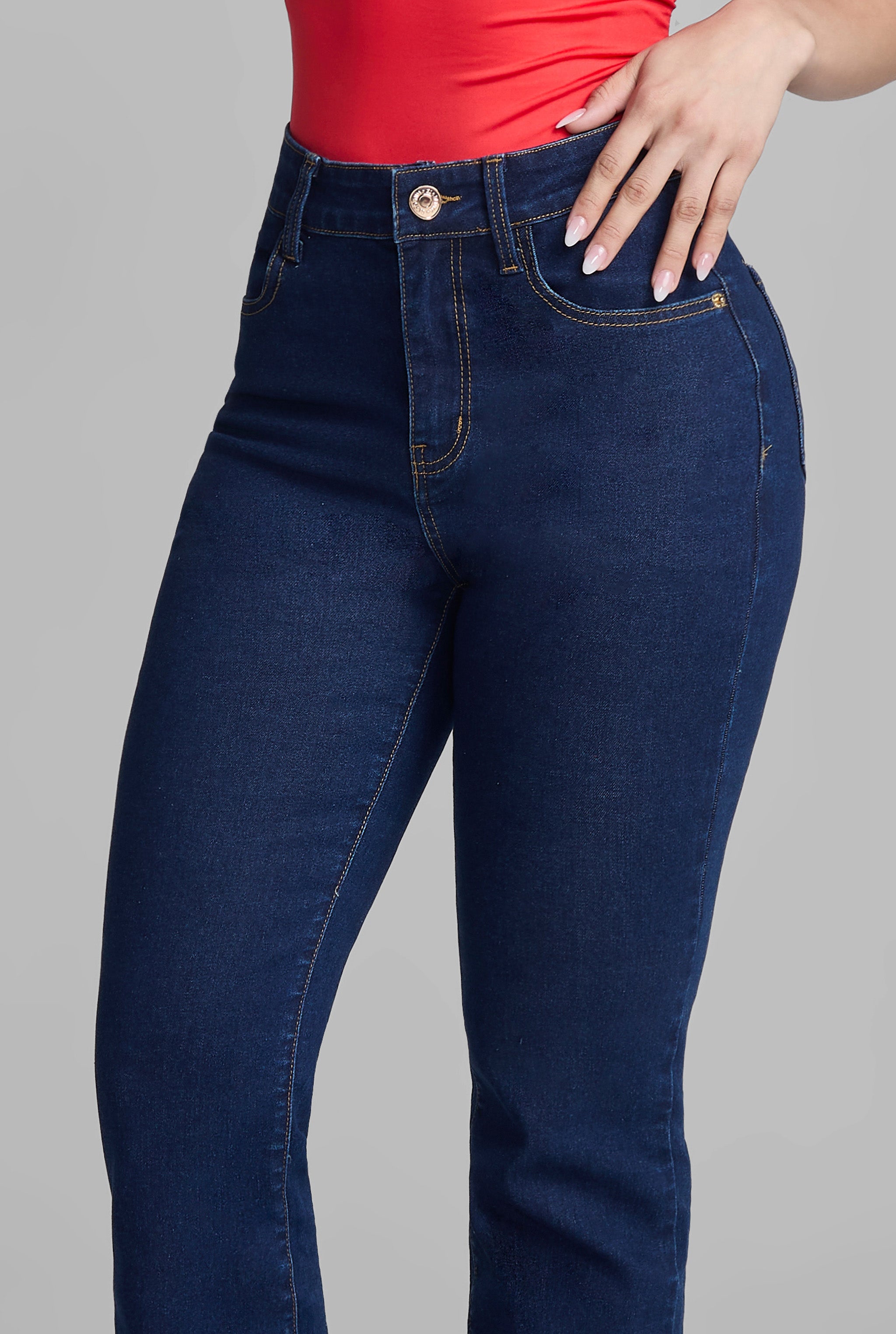 JEANS SEMI CAMPANA 7033INDI
