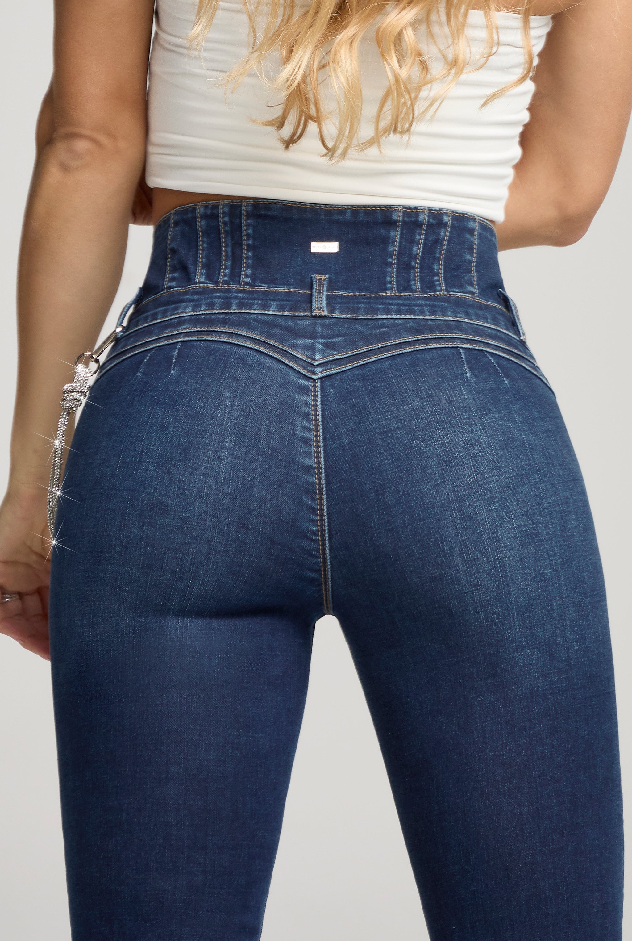 JEANS SEMI CAMPANA  9774STOB