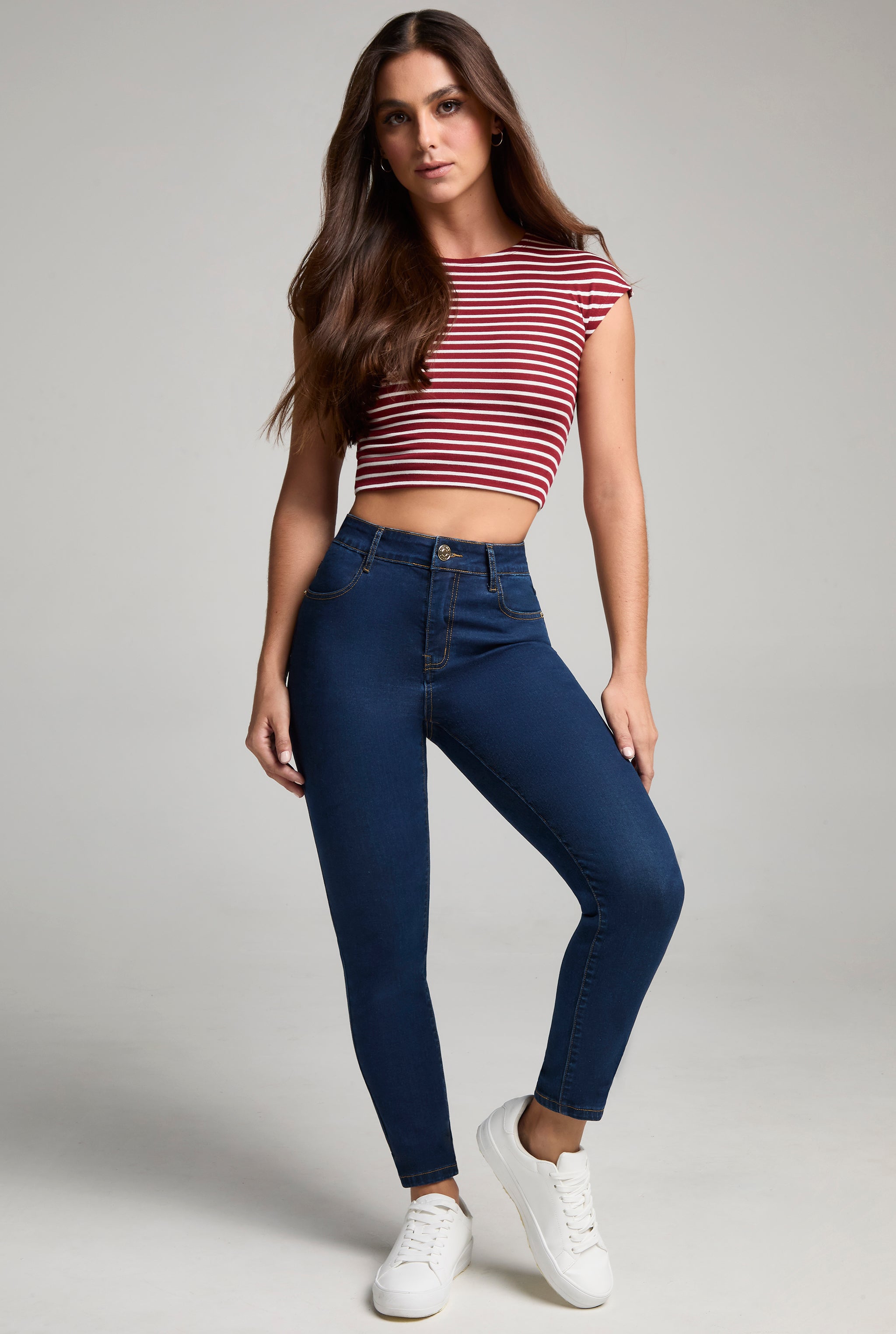 JEANS SKINNY TIRO MEDIO SEXY SILUETTE 7032INDI