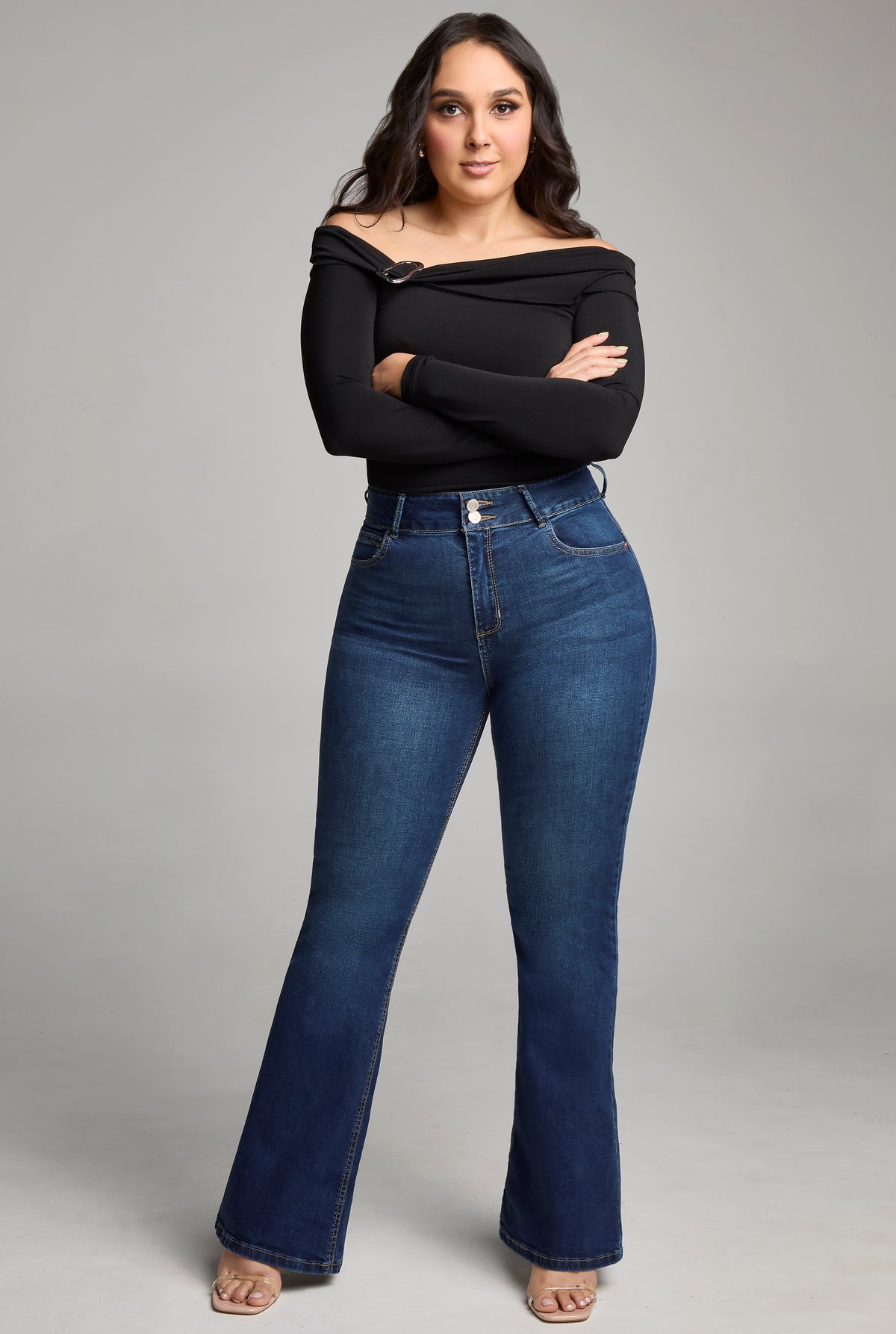 JEANS PLUS SIZE SEMI CAMPANA BUENISSIMA 0070STOB (8389972361353)