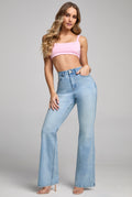 JEANS MOM SEMI CAMPANA FLEX 4240STMC