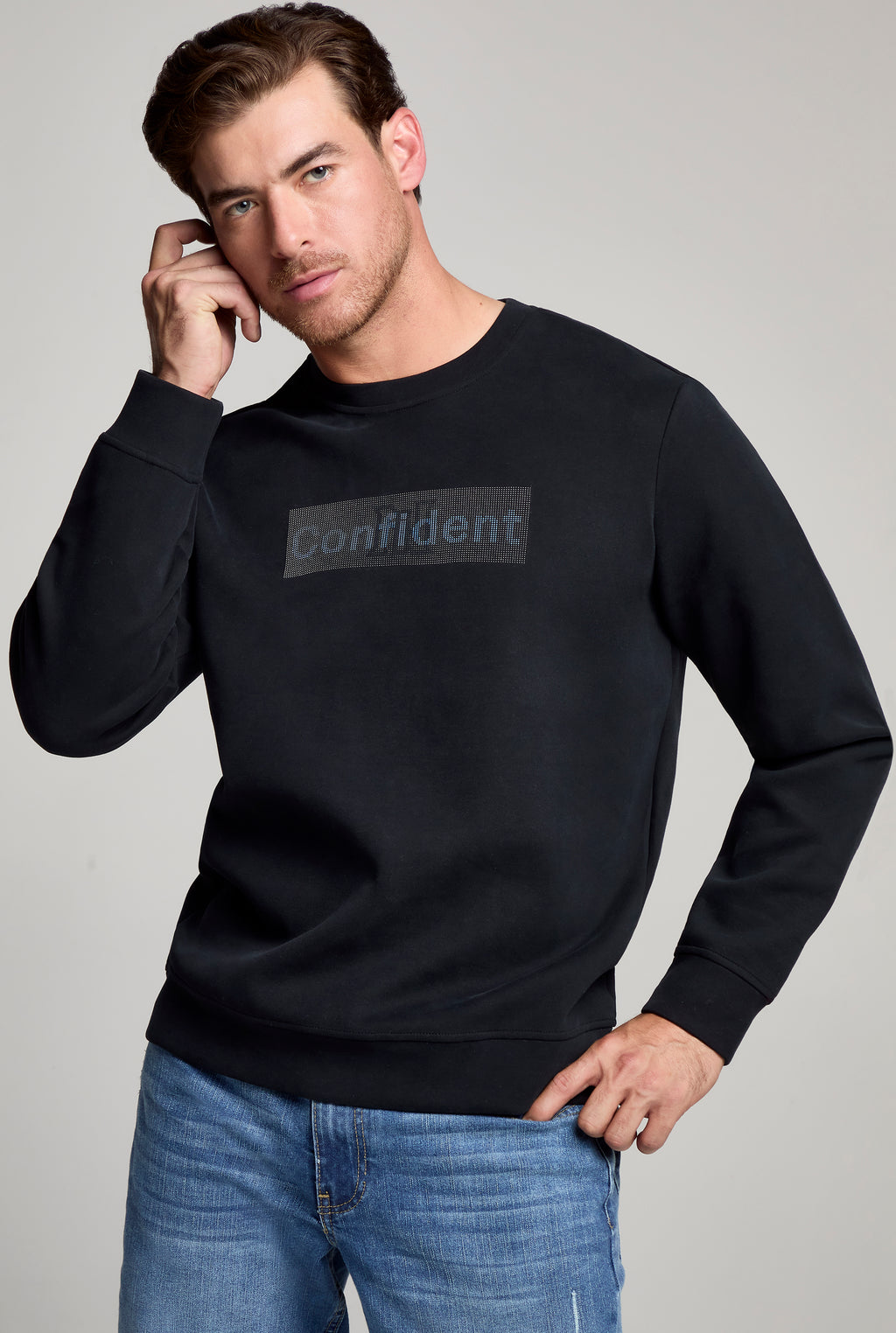 SUDADERA SLIM 3206NGRO (8390067552393)