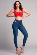 JEANS SUPER SKINNY CINTURA ALTA PUSH UP 6073STMO (7119198093449)