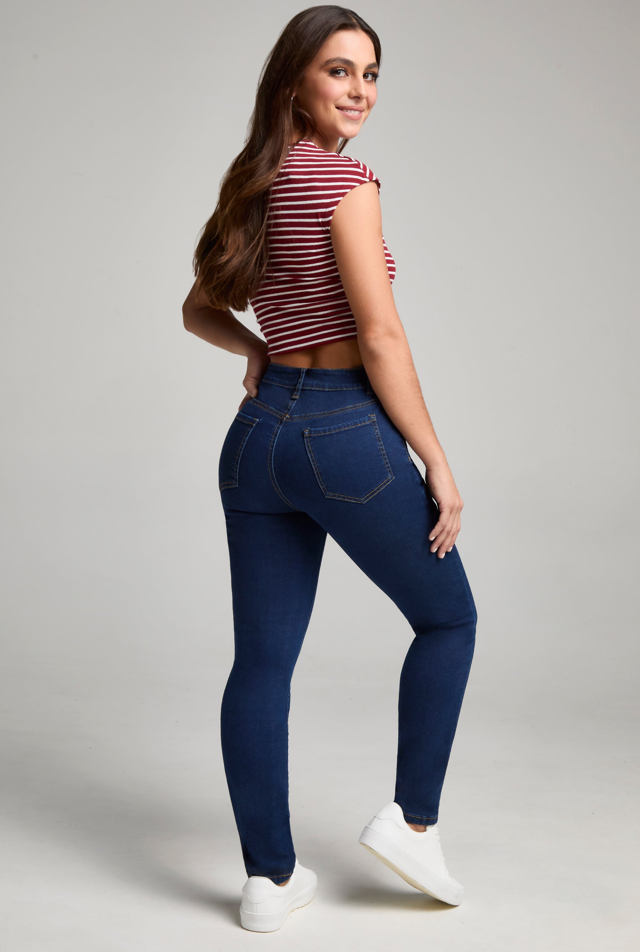 JEANS SKINNY TIRO MEDIO SEXY SILUETTE 7032INDI