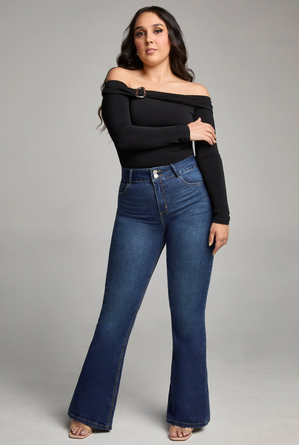 JEANS PLUS SIZE SEMI CAMPANA BUENISSIMA 0070STOB (8389972361353)