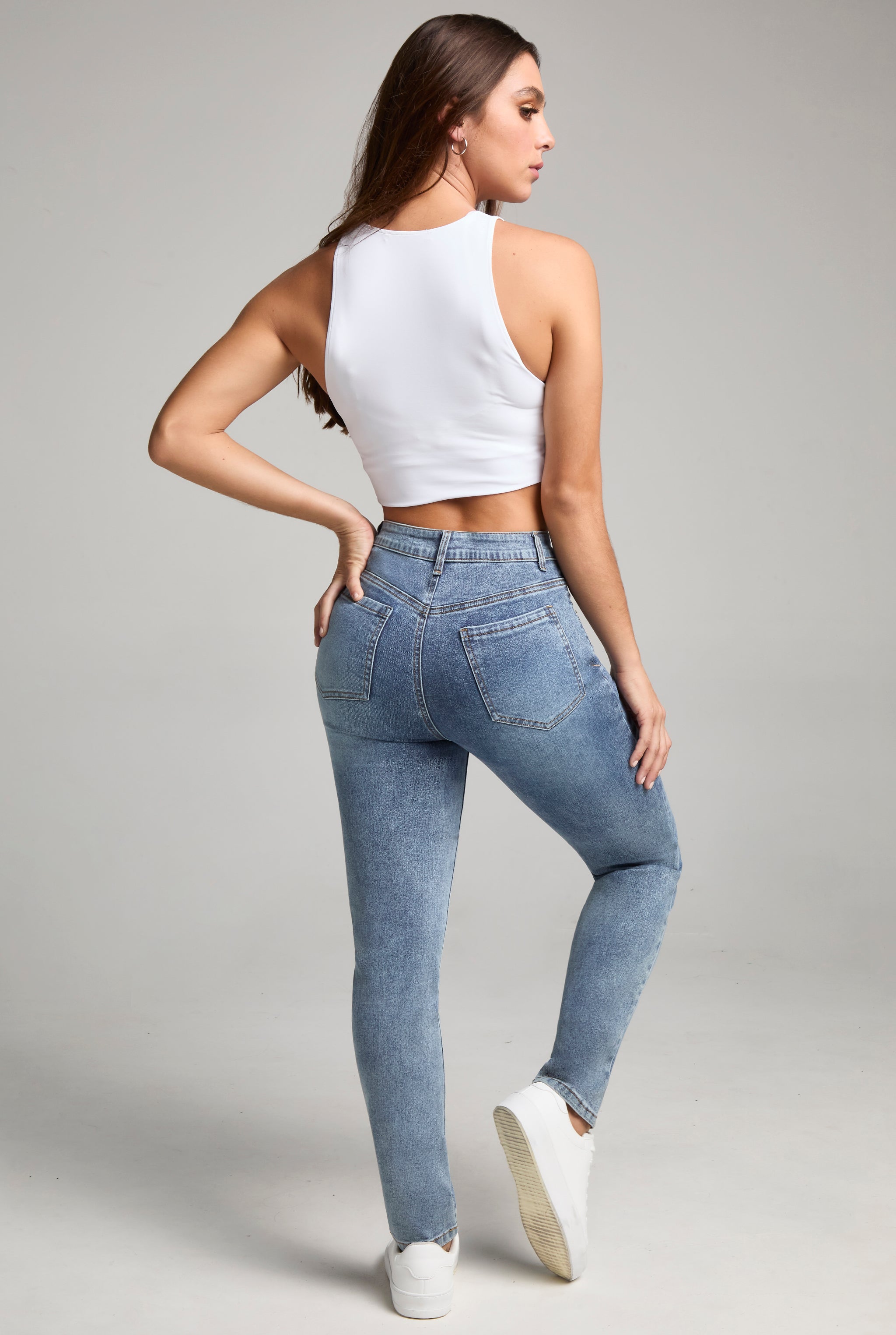 JEANS SKINNY TIRO MEDIO SEXY SILUETTE 7032STME