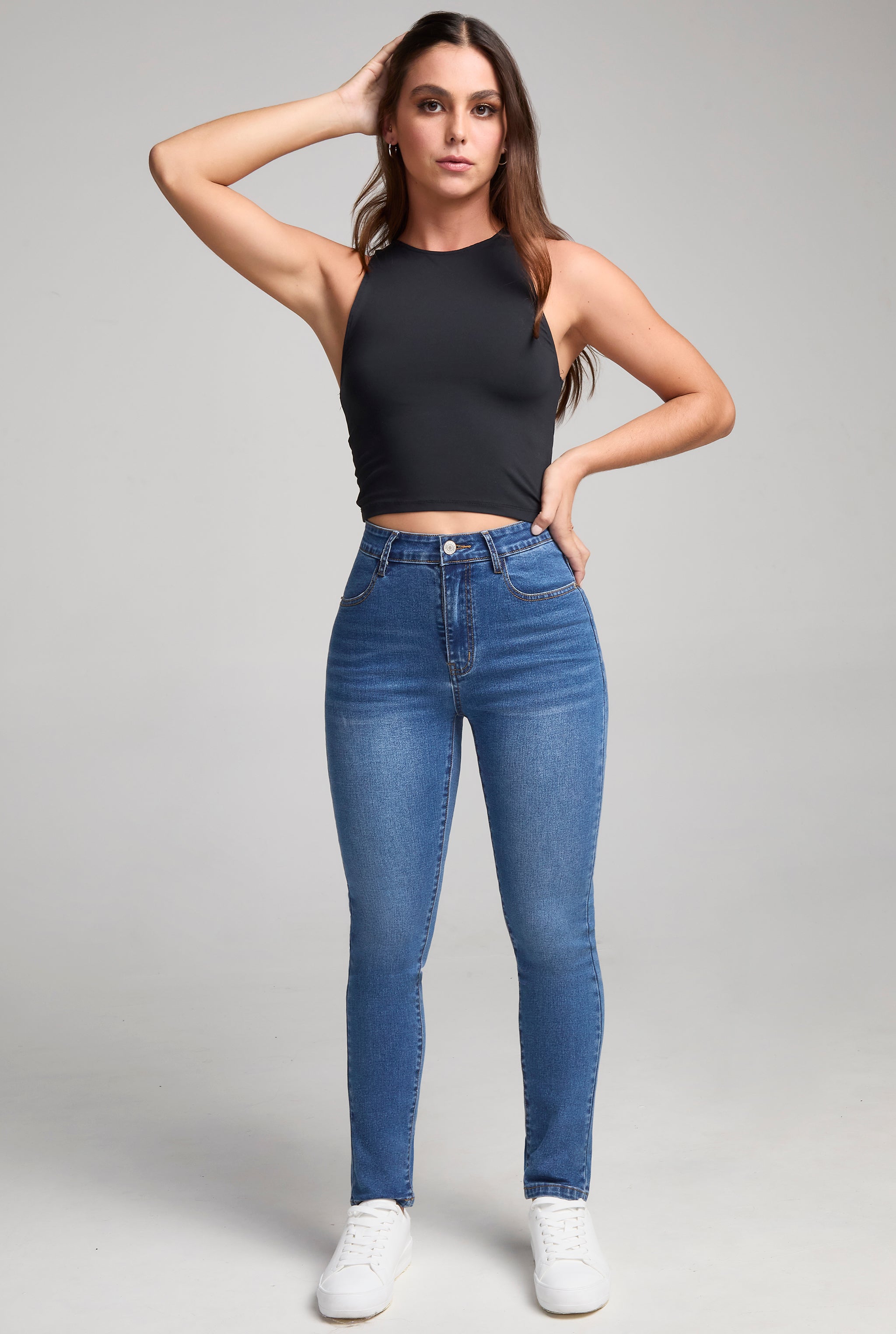 JEANS SKINNY TIRO MEDIO SEXY SILUETTE 7032STOB