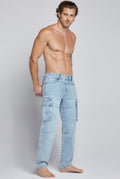 JEANS CARGO CORTE RECTO 7078STCL