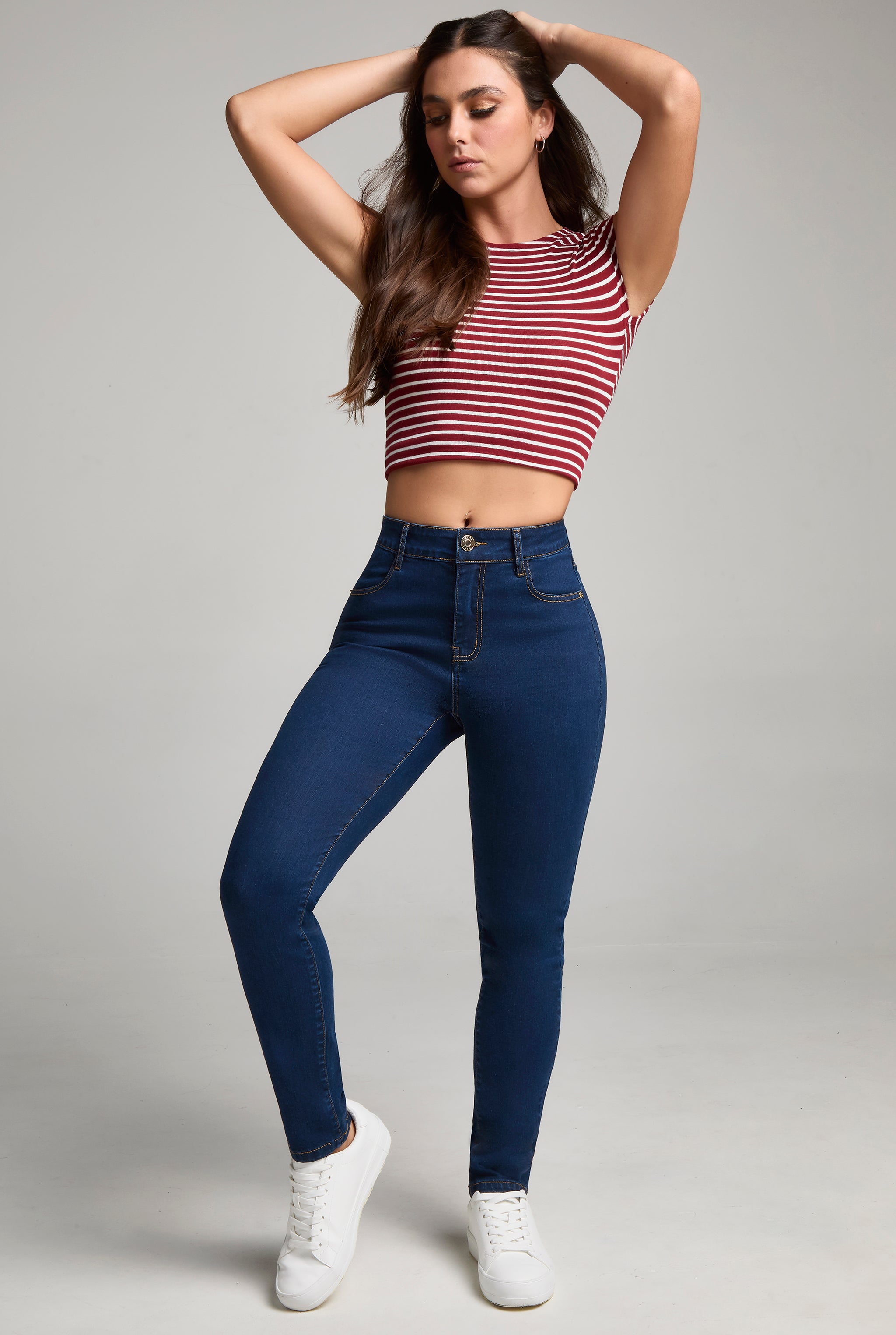 JEANS SKINNY TIRO MEDIO SEXY SILUETTE 7032INDI