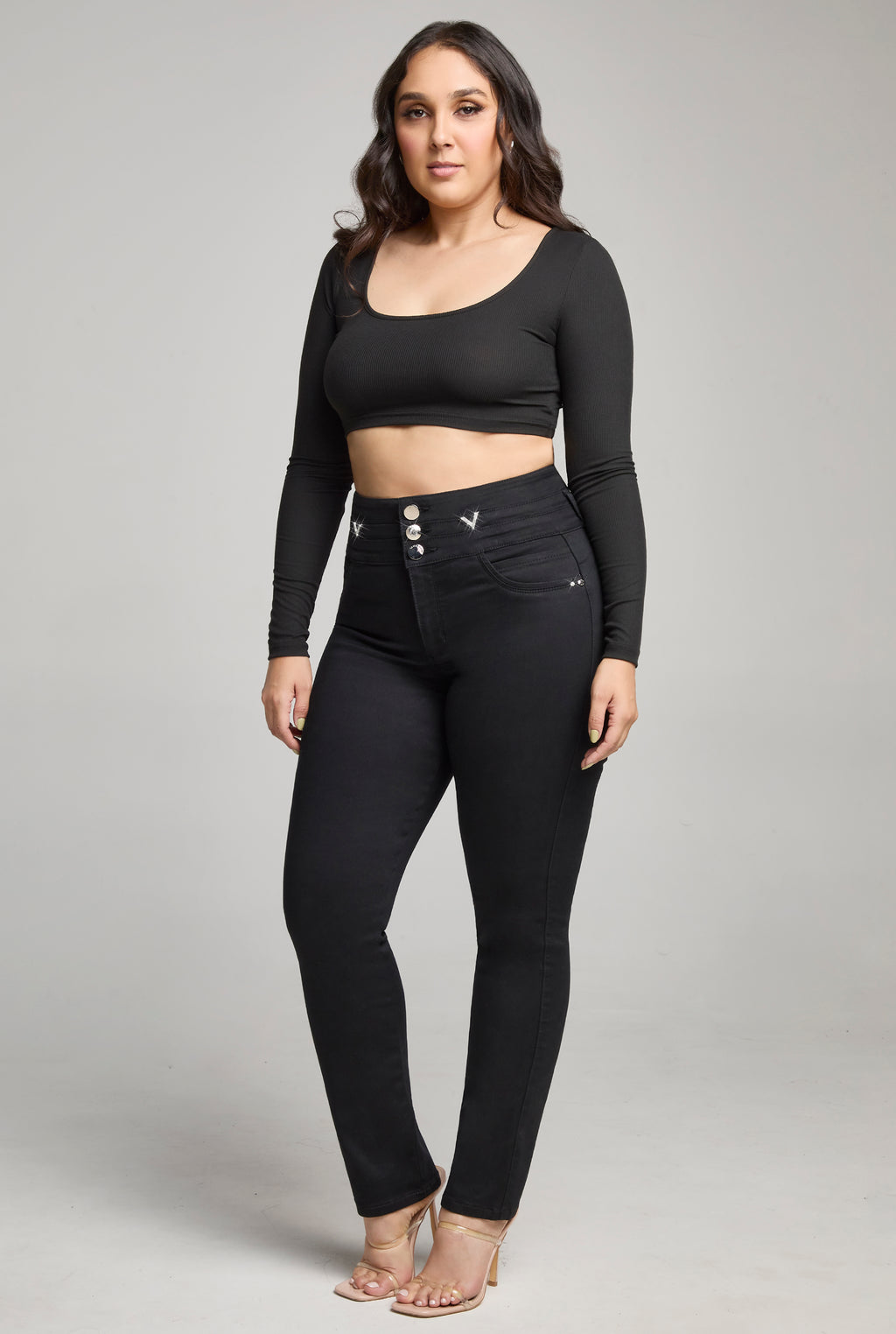 JEANS PLUS SIZE SKINNY SCULPT 360° 9796NGRO (8389983469705)