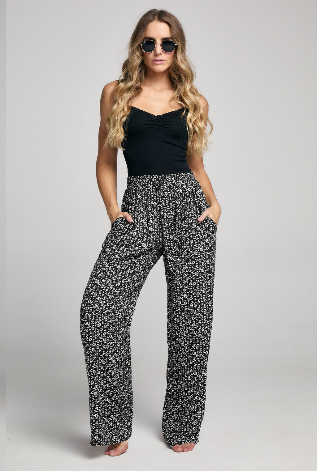 PANTALON PIERNA ANCHA RELAX 0160NGRO