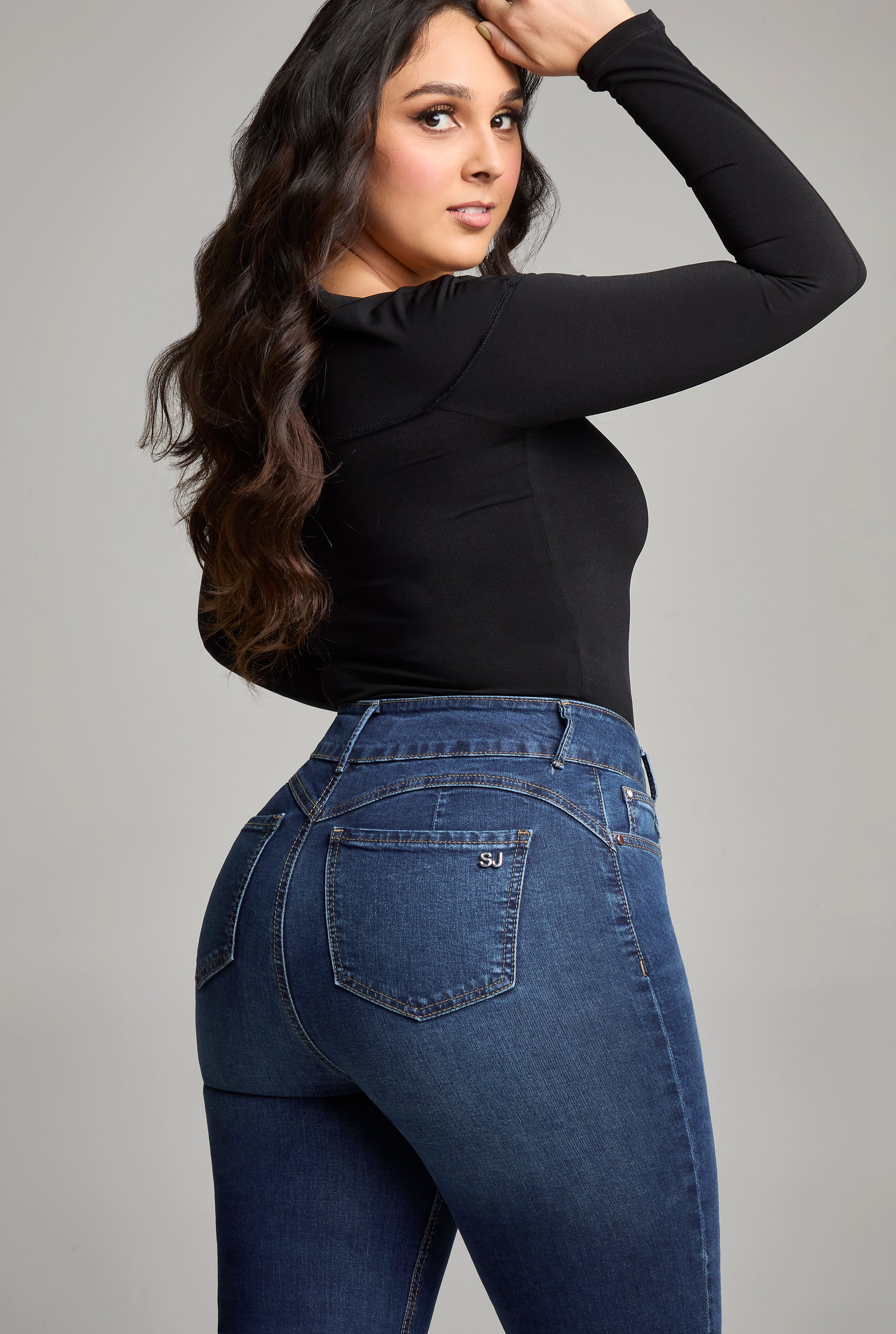 JEANS PLUS SIZE SEMI CAMPANA BUENISSIMA 0070STOB (8389972361353)