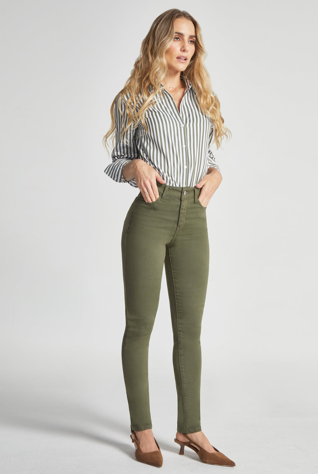 JEANS SKINNY 7032OLIV (8185110036617)