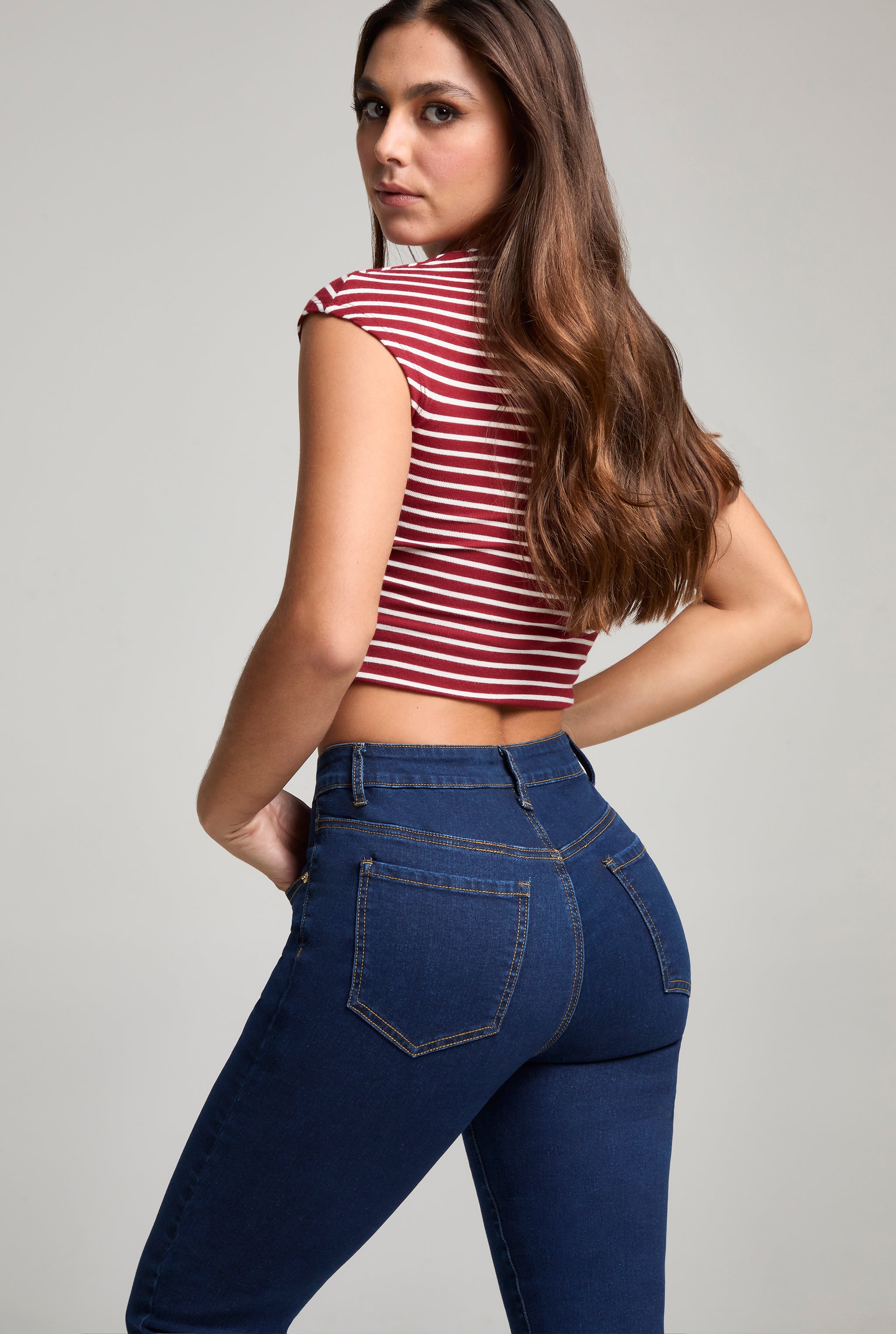 JEANS SKINNY TIRO MEDIO SEXY SILUETTE 7032INDI