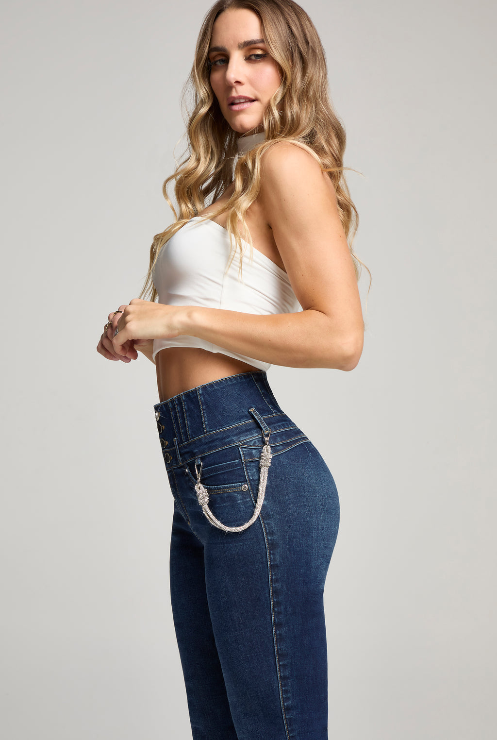 JEANS SEMI CAMPANA  9774STOB (8383155372169)