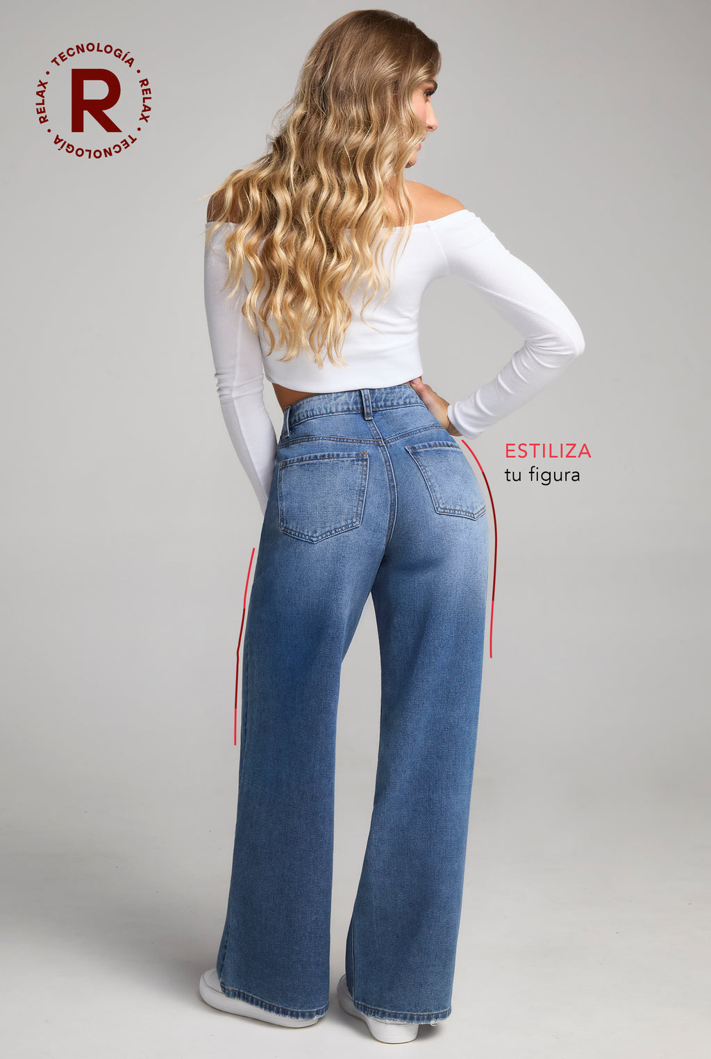JEANS PIERNA ANCHA RELAX 0079STME