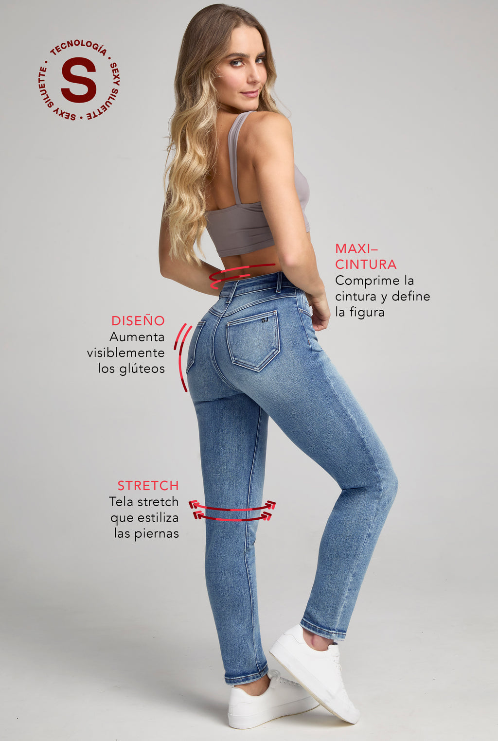 JEANS SKINNY SEXY SILUETTE 4245STMO (8383225561225)