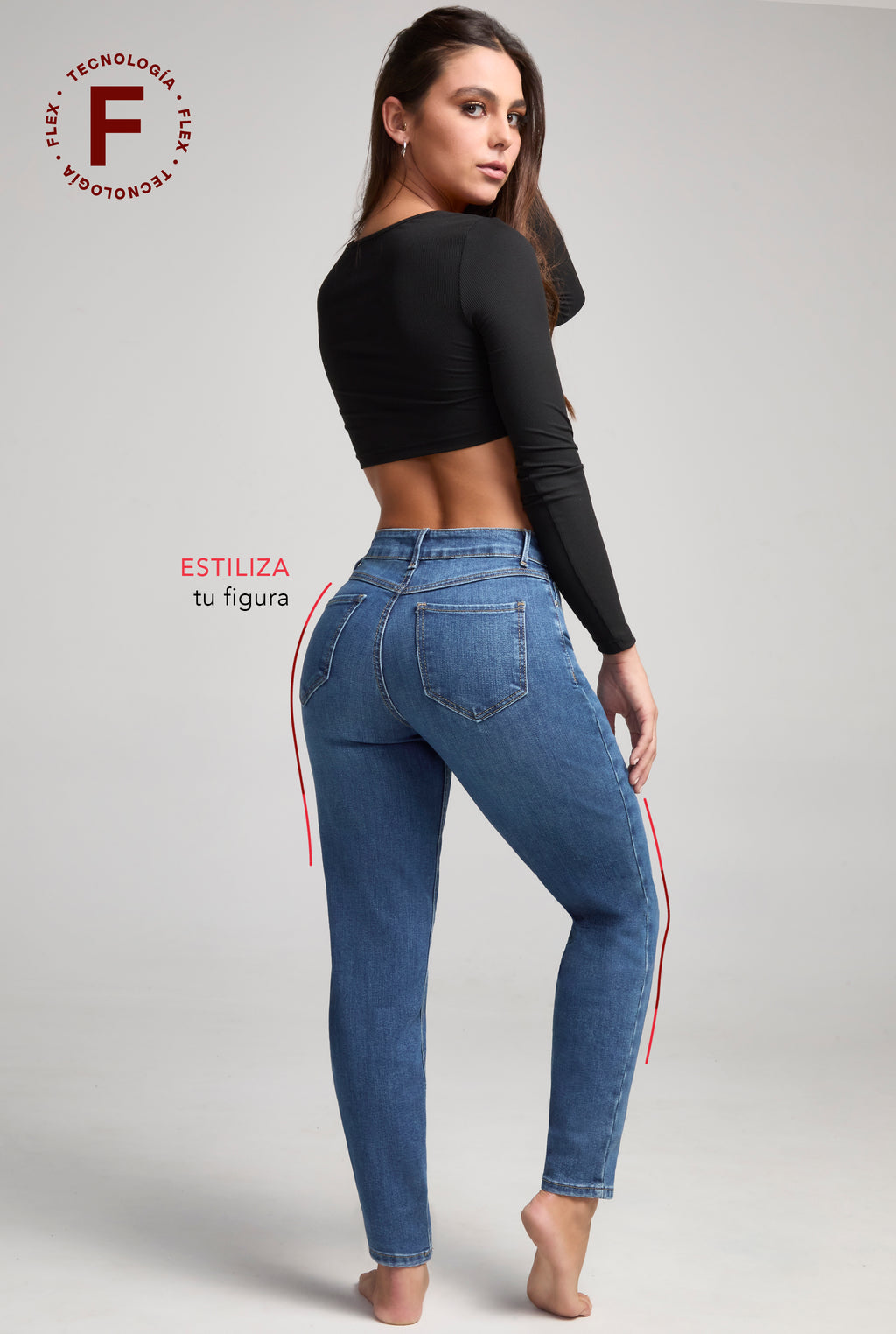 JEANS MOM SLIM FLEX 0076STME (8184634540169)
