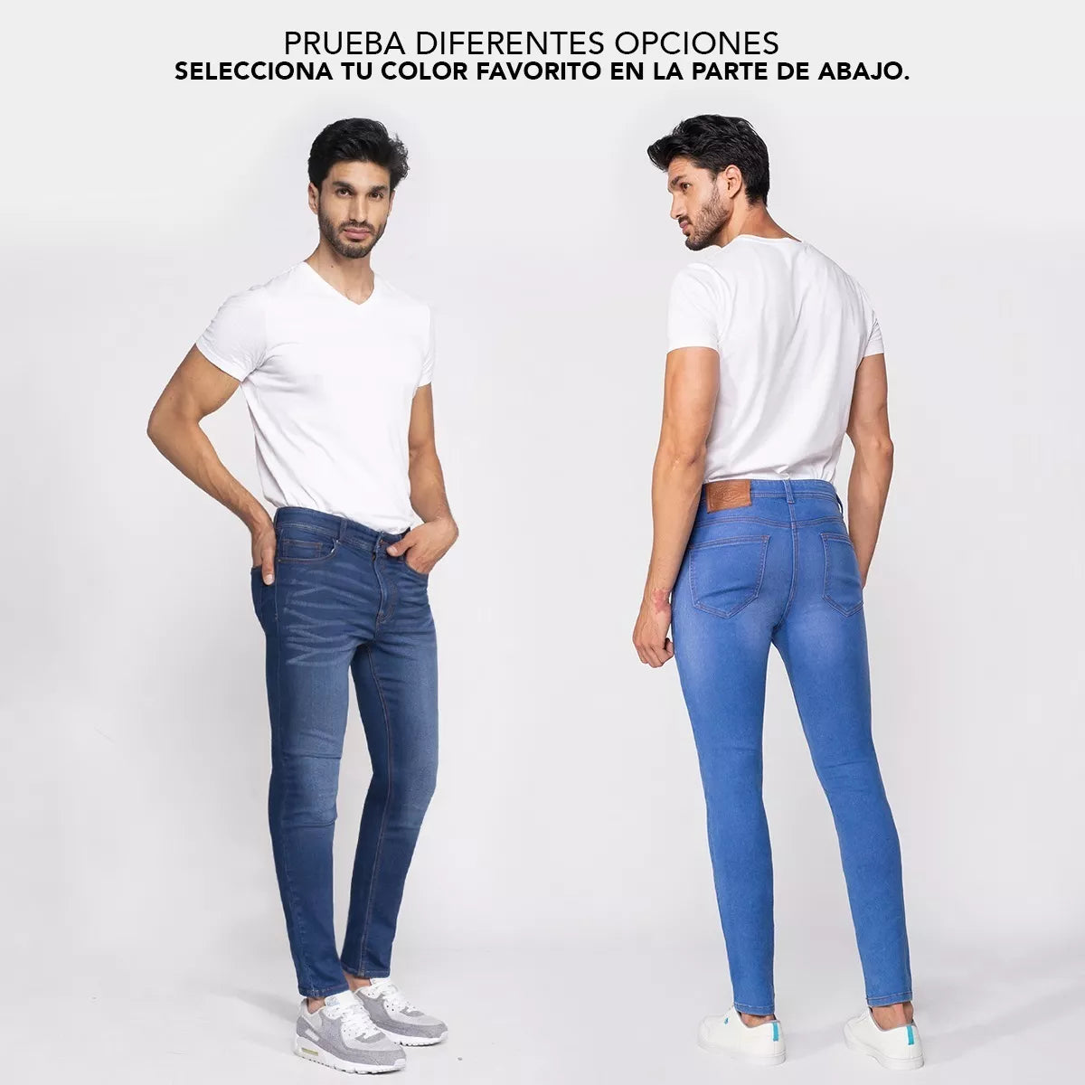 Pantalones push up hombre sale