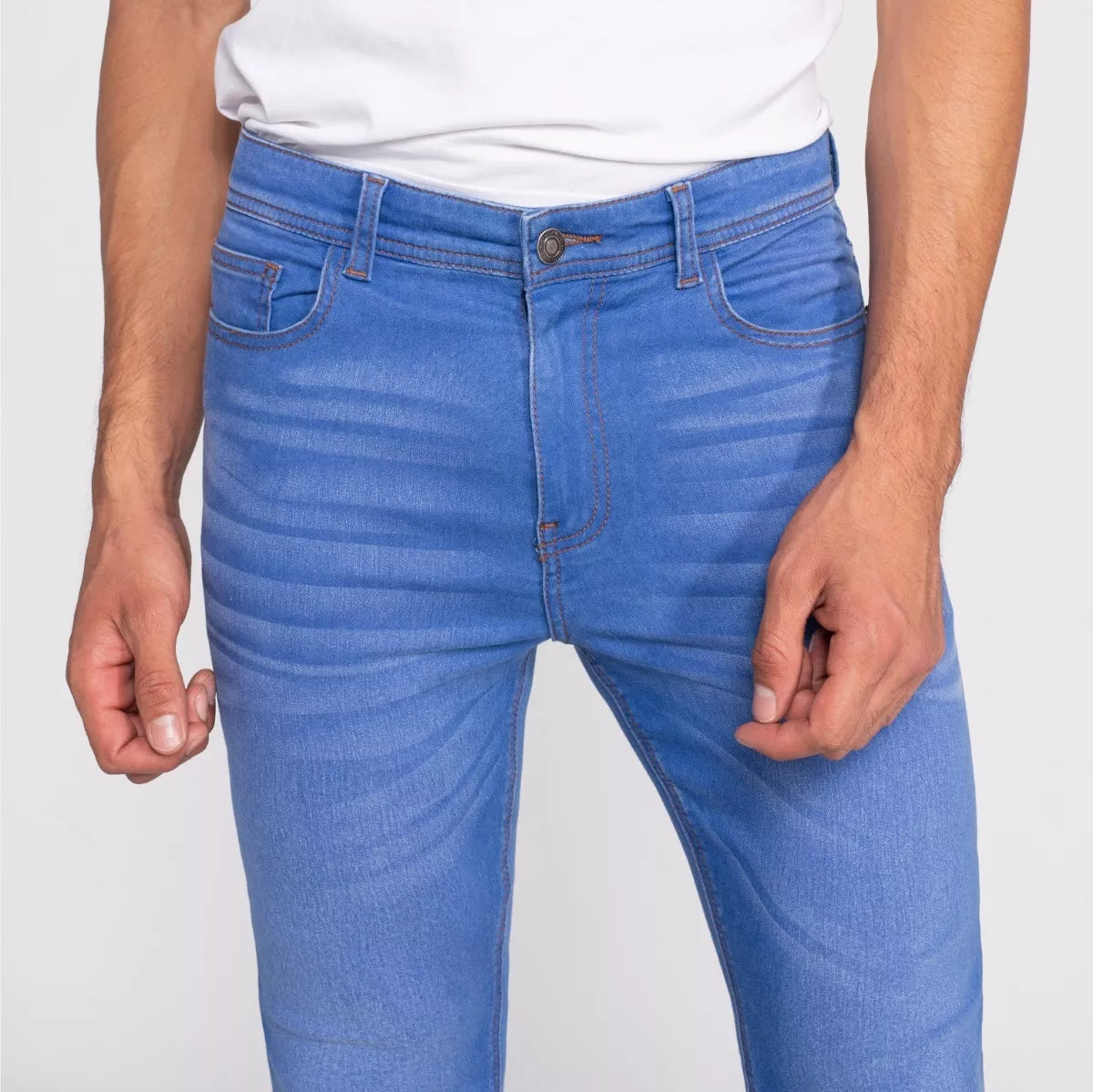 Jeans Caballero Seven Pantalón Mezclilla Hombre 7042STMO