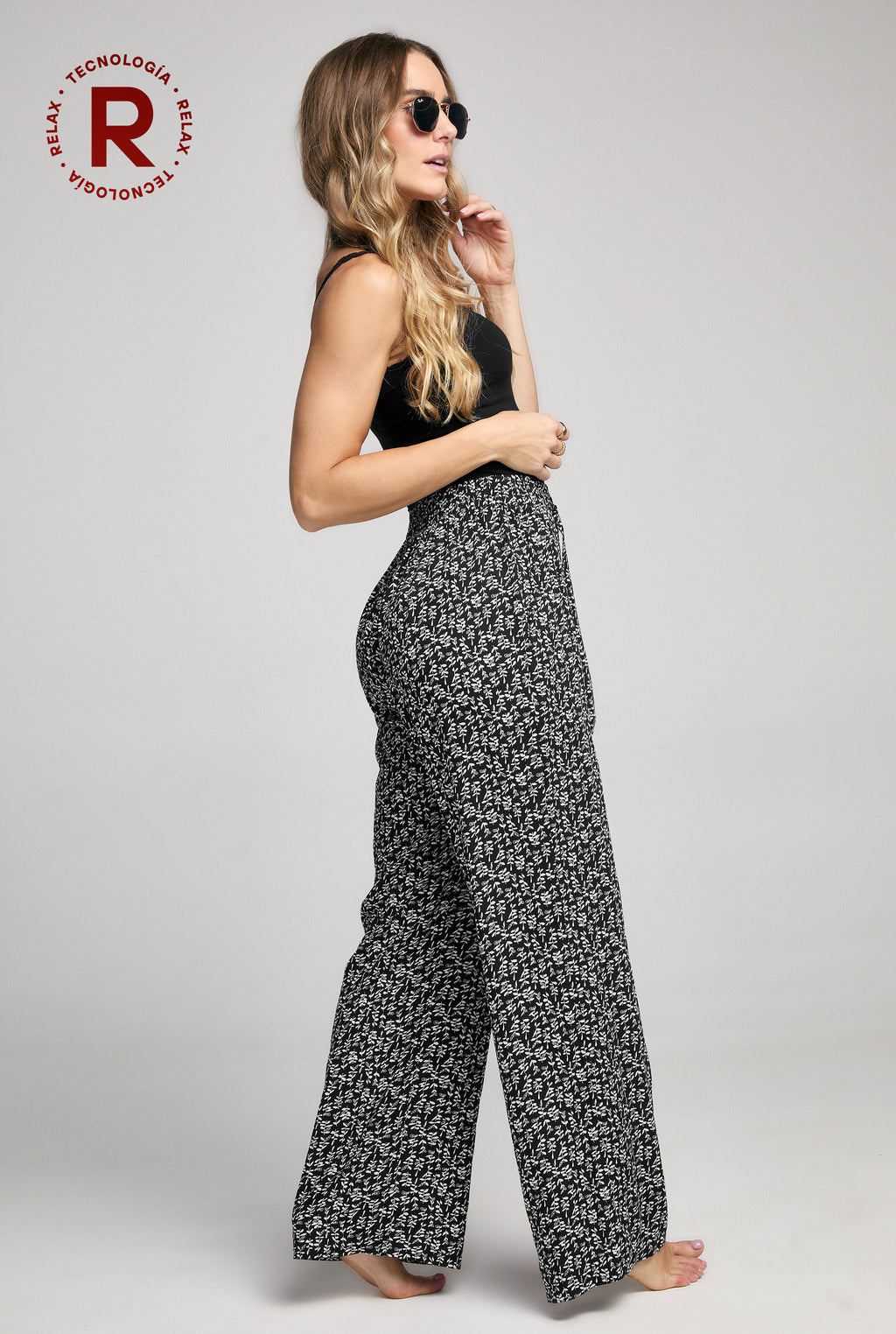 PANTALON PIERNA ANCHA RELAX 0160NGRO