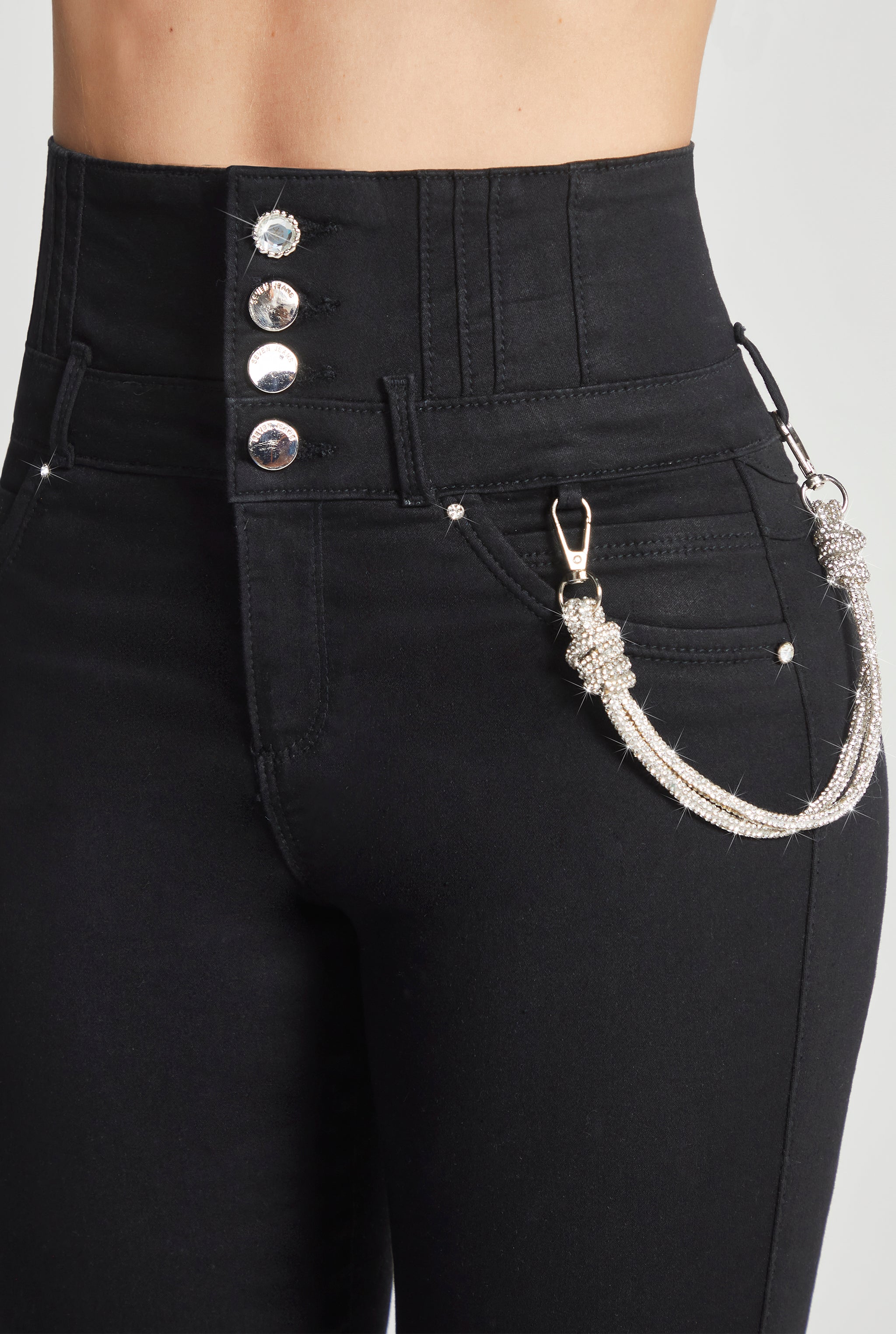 JEANS SÚPER SKINNY CINTURA SÚPER ALTA TECNOLOGÌA PUSH UP 9773NGRO
