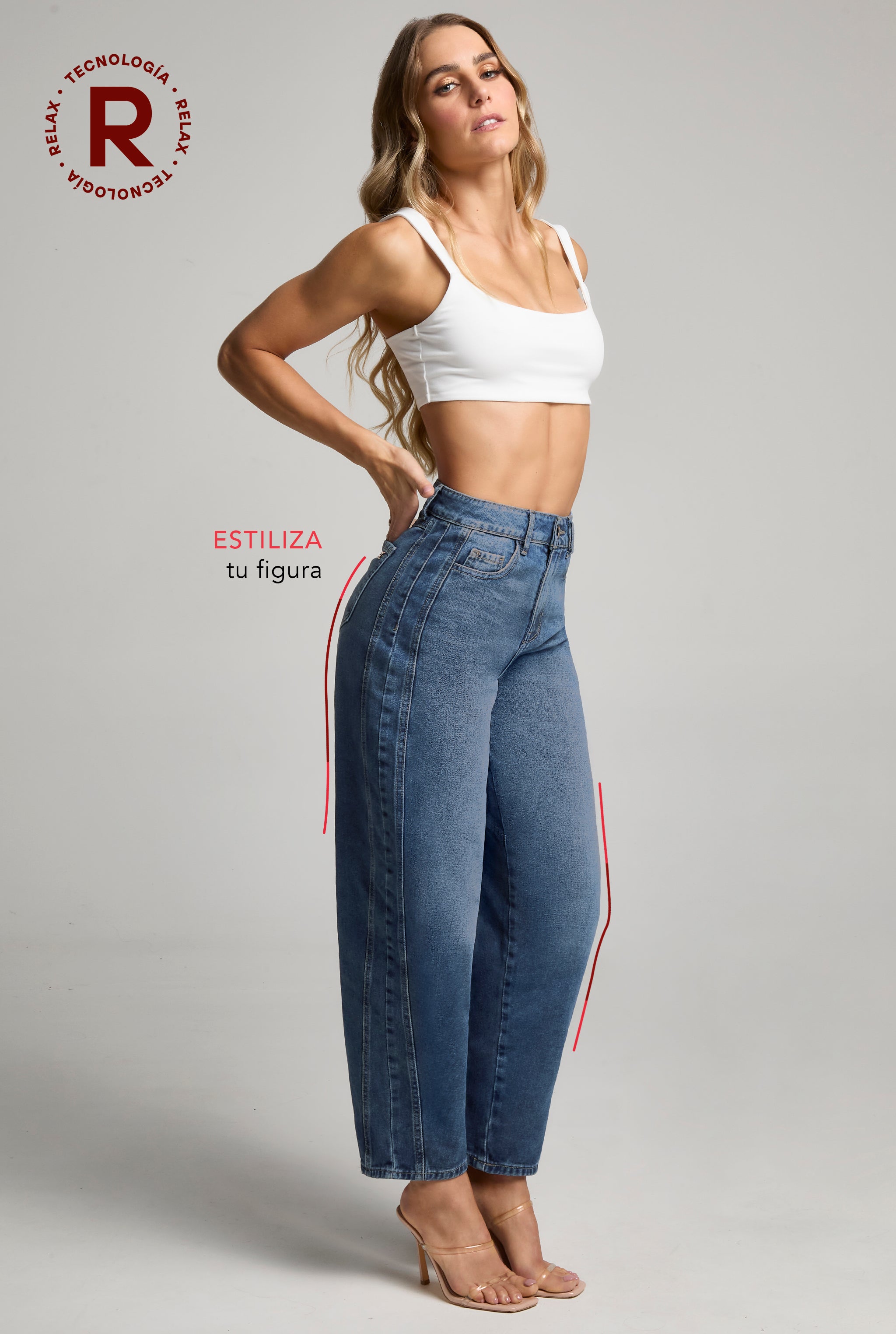 JEANS BARREL RELAX 9886STME