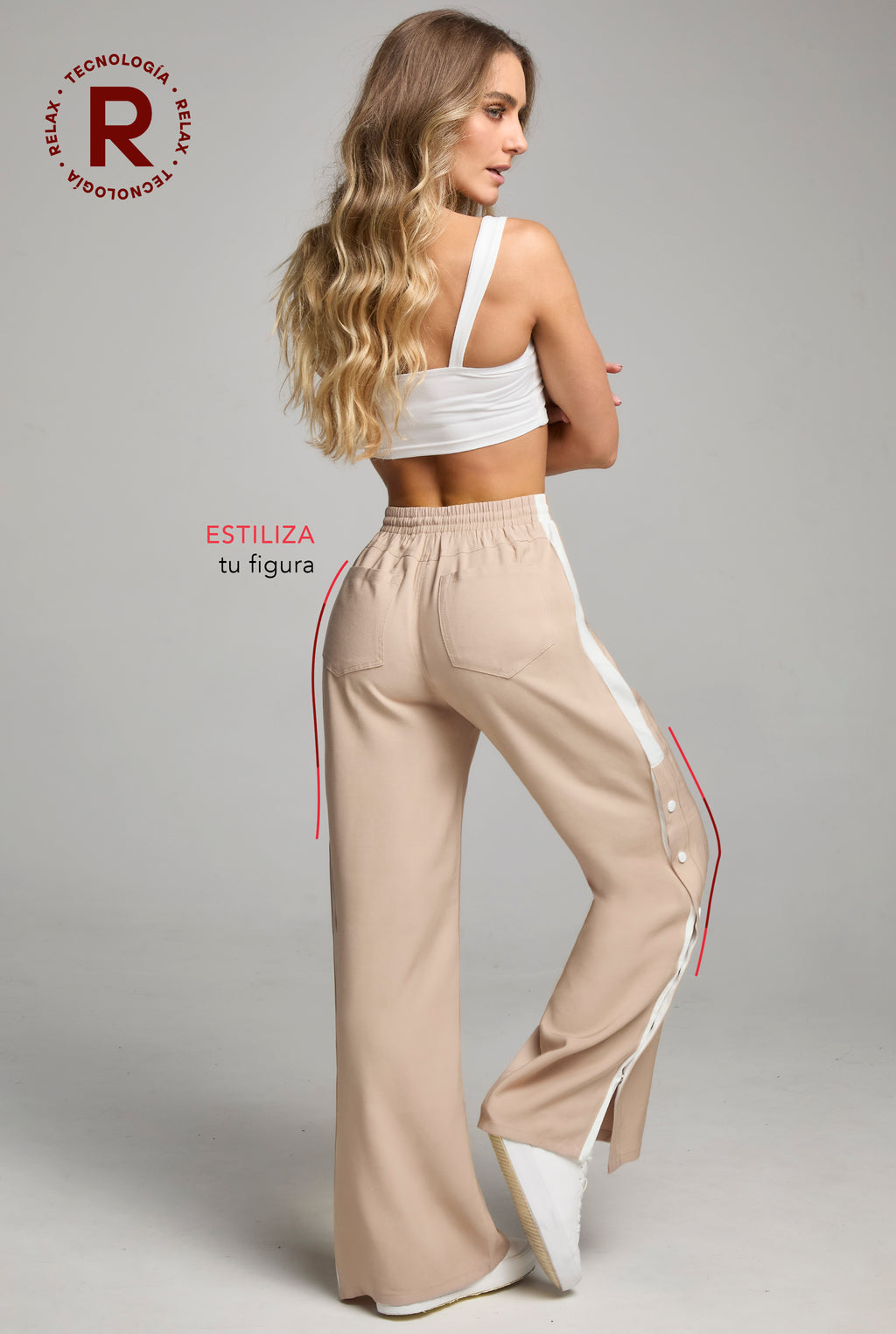 PANTALON PIERNA ANCHA RELAX 0154CAME