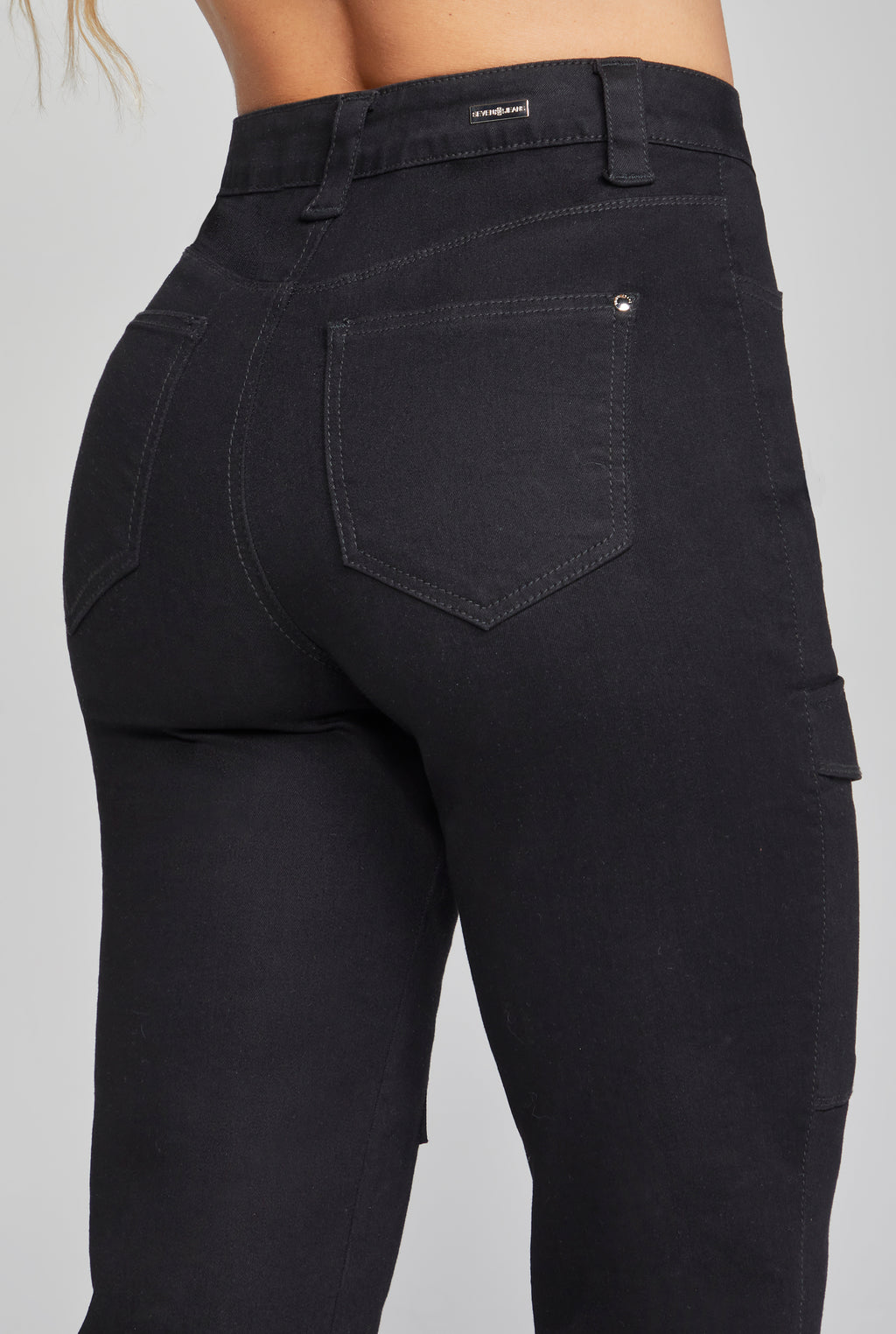 JEANS CARGO RELAXED 0016NGRO (7984241836169)