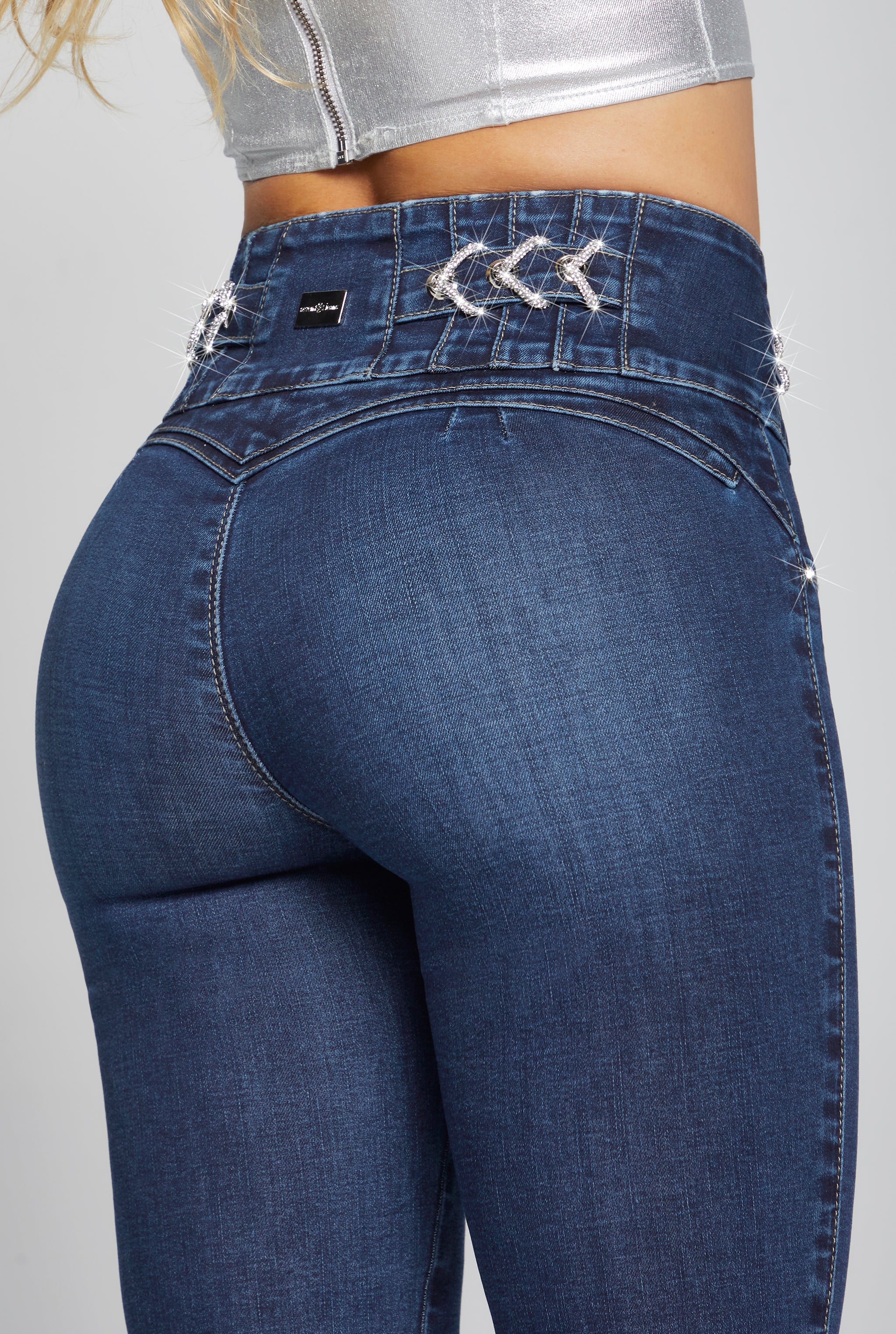 JEANS SUPER SKINNY CINTURA ALTA TECNOLOGÍA BUENÍSSIMA 9928STOB