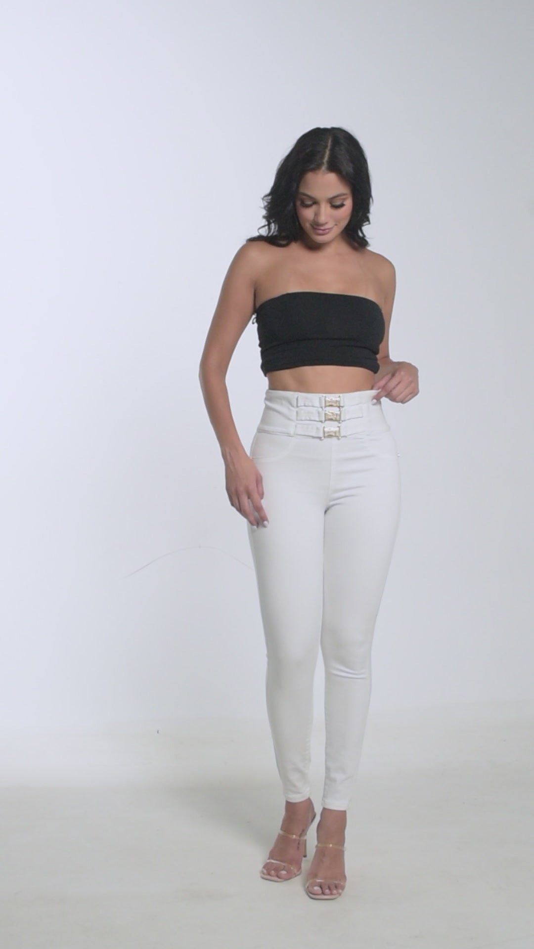 JEANS SUPER SKINNY BUENÍSSIMA 9859BLCO