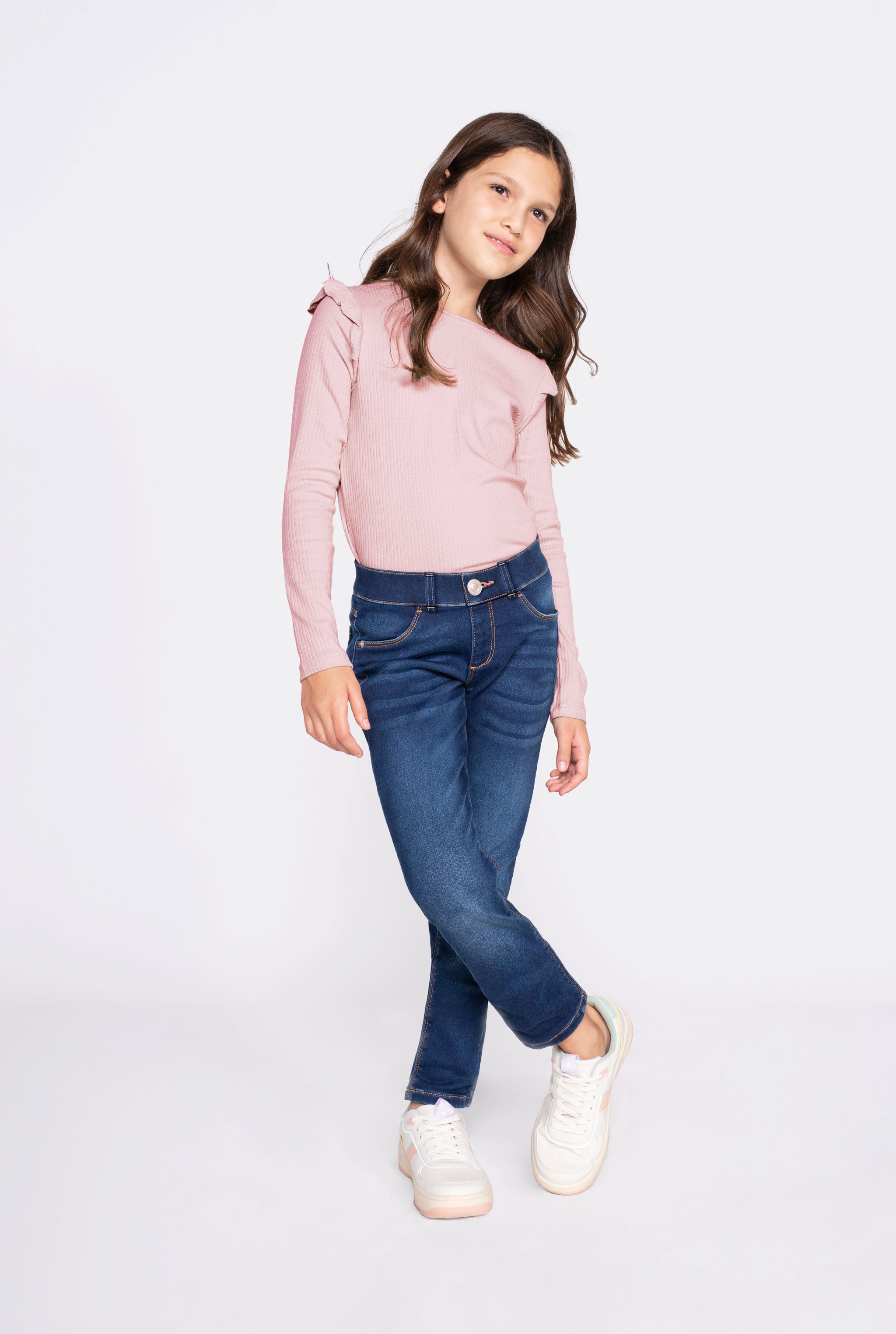 JEANS S PER SKINNY DE MODA PARA NI A 3239STOB