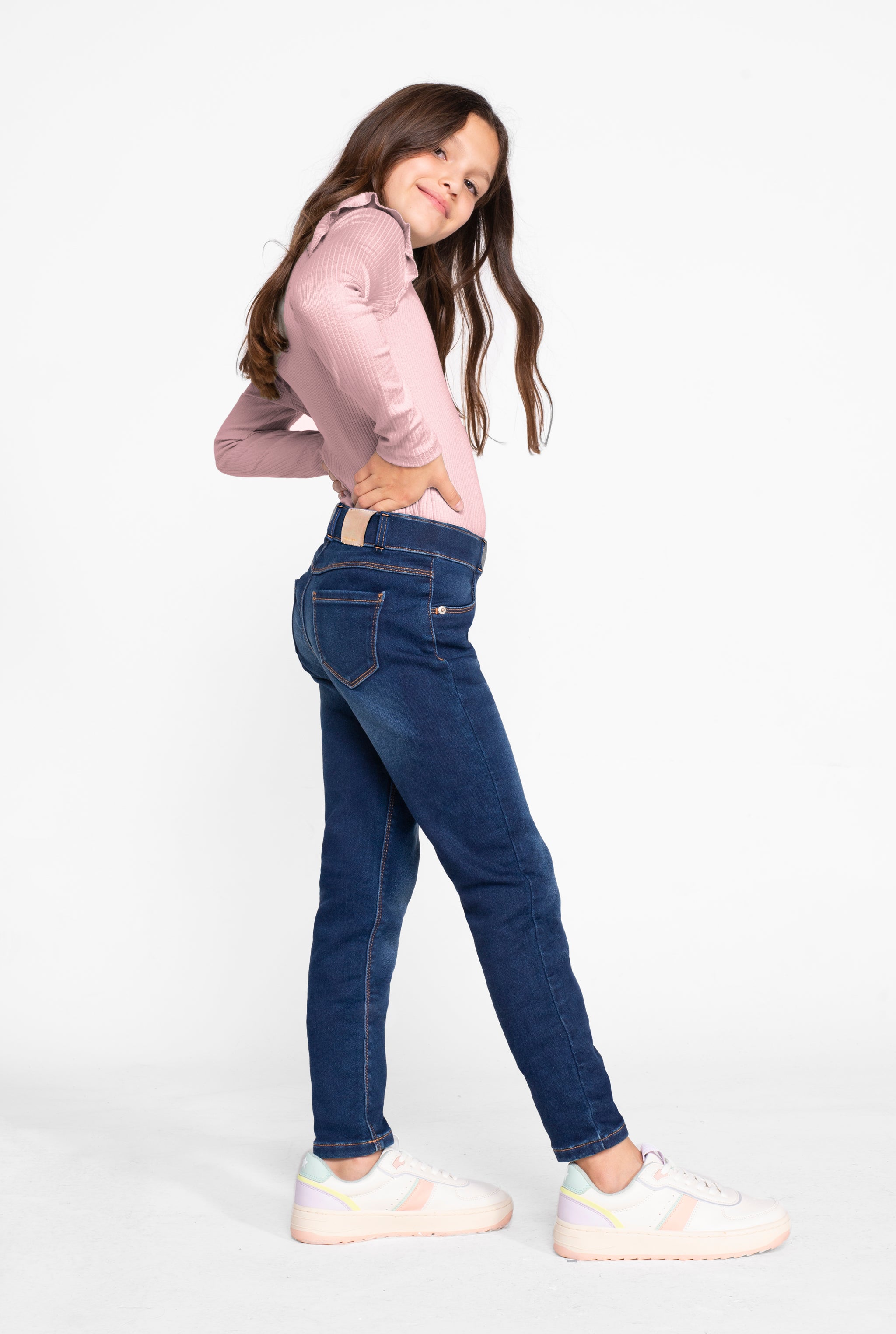 JEANS S PER SKINNY DE MODA PARA NI A 3239STOB